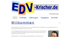 Desktop Screenshot of edv-krischer.de